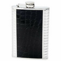 8 Oz. Stainless Steel Flask w/Wrap